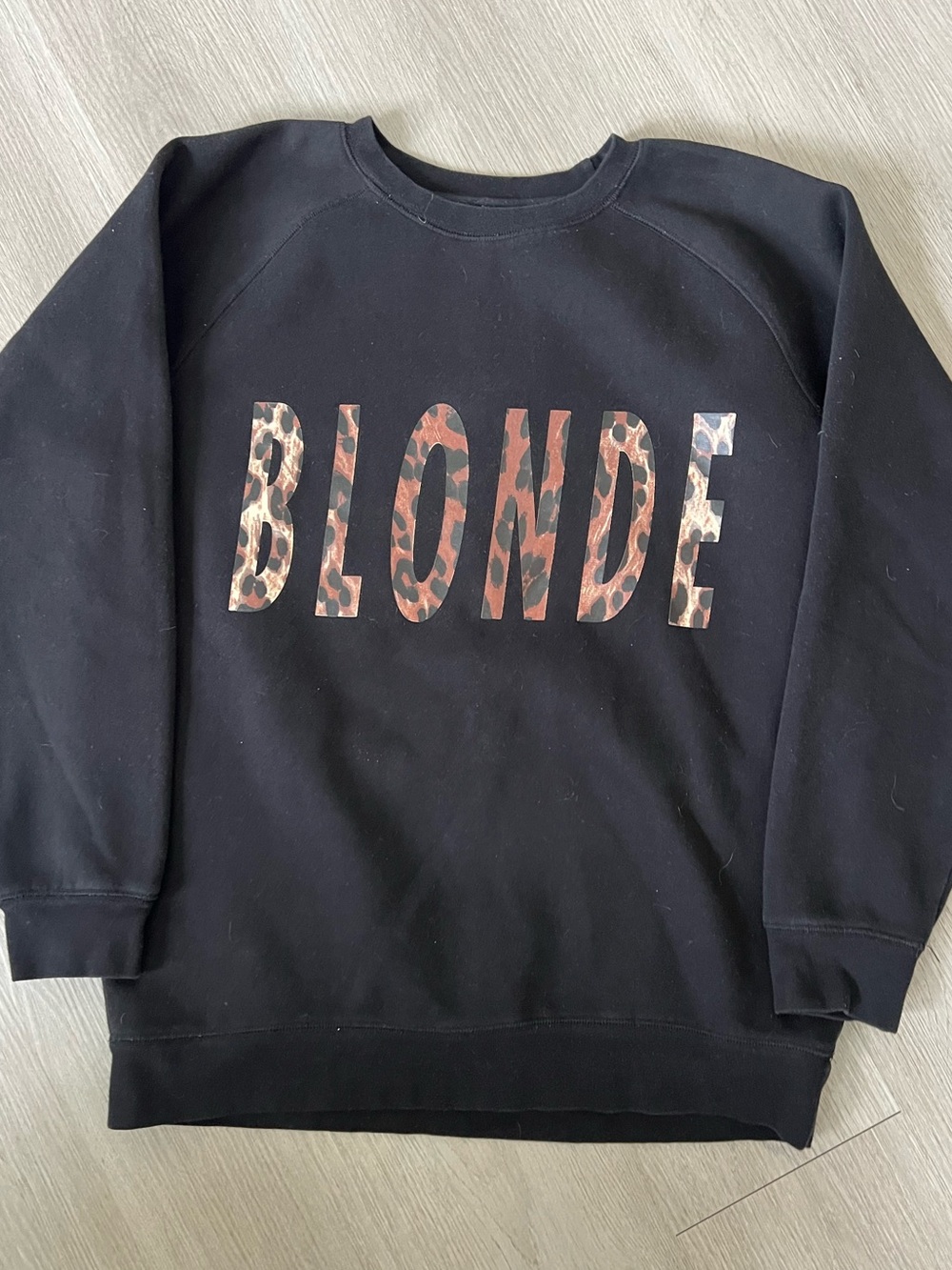 Brunette the Label “blonde” cheetah print
